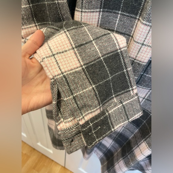 long plad flannel overshirt - Picture 4 of 9